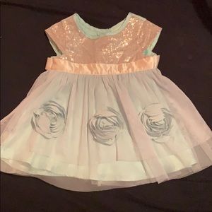 Sweet Heart Rose teal dress